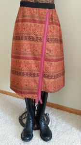 Mid-Calf Aztec Skirt
