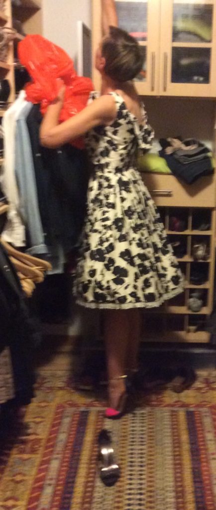 The Dress. Auditioning Shoes