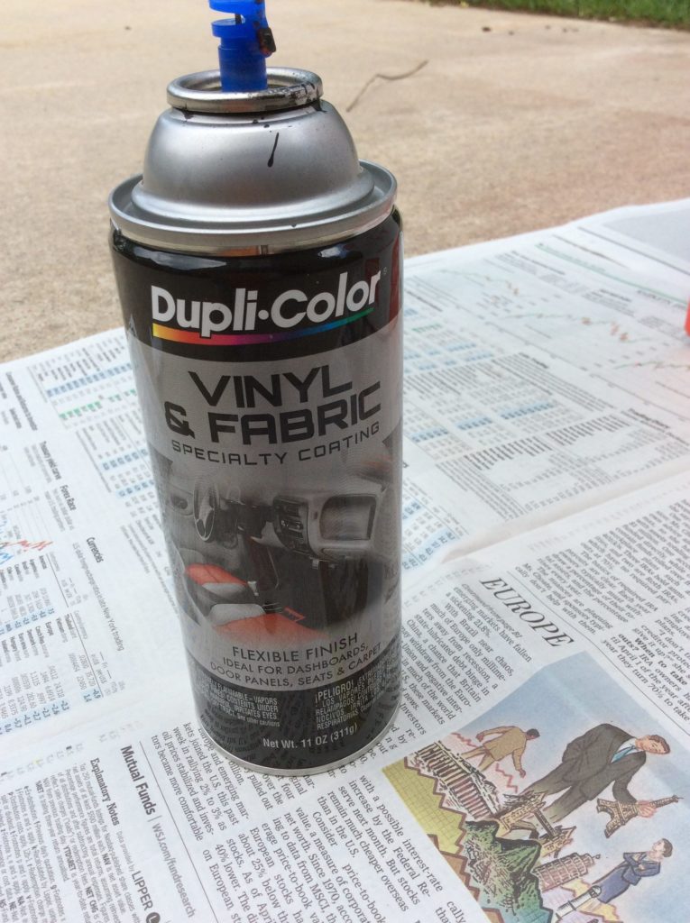 Vinyl spray dye